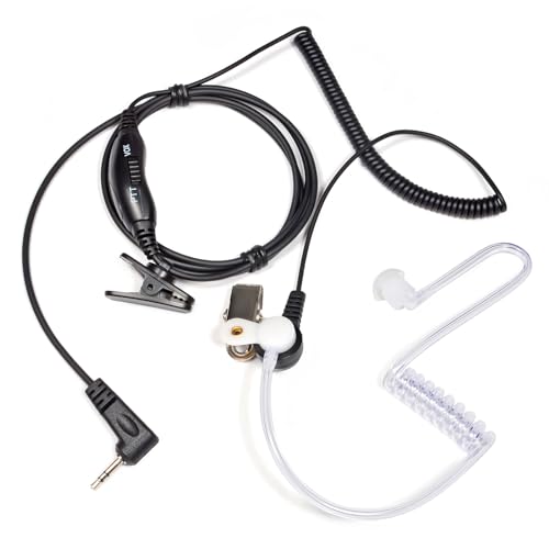 Oreillette de surveillance tube transparent résout le manque de discrétion sur Motorola T800