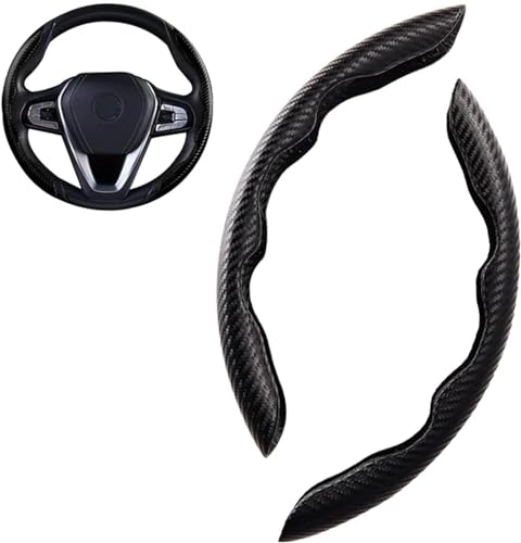 YCPHR Car Steering Wheel Cover for Jeep Grand Cherokee Compass Commander Wrangler, Anti-Slip Breathable Car Segmented Wear-Resistant Steering Wheel Protector