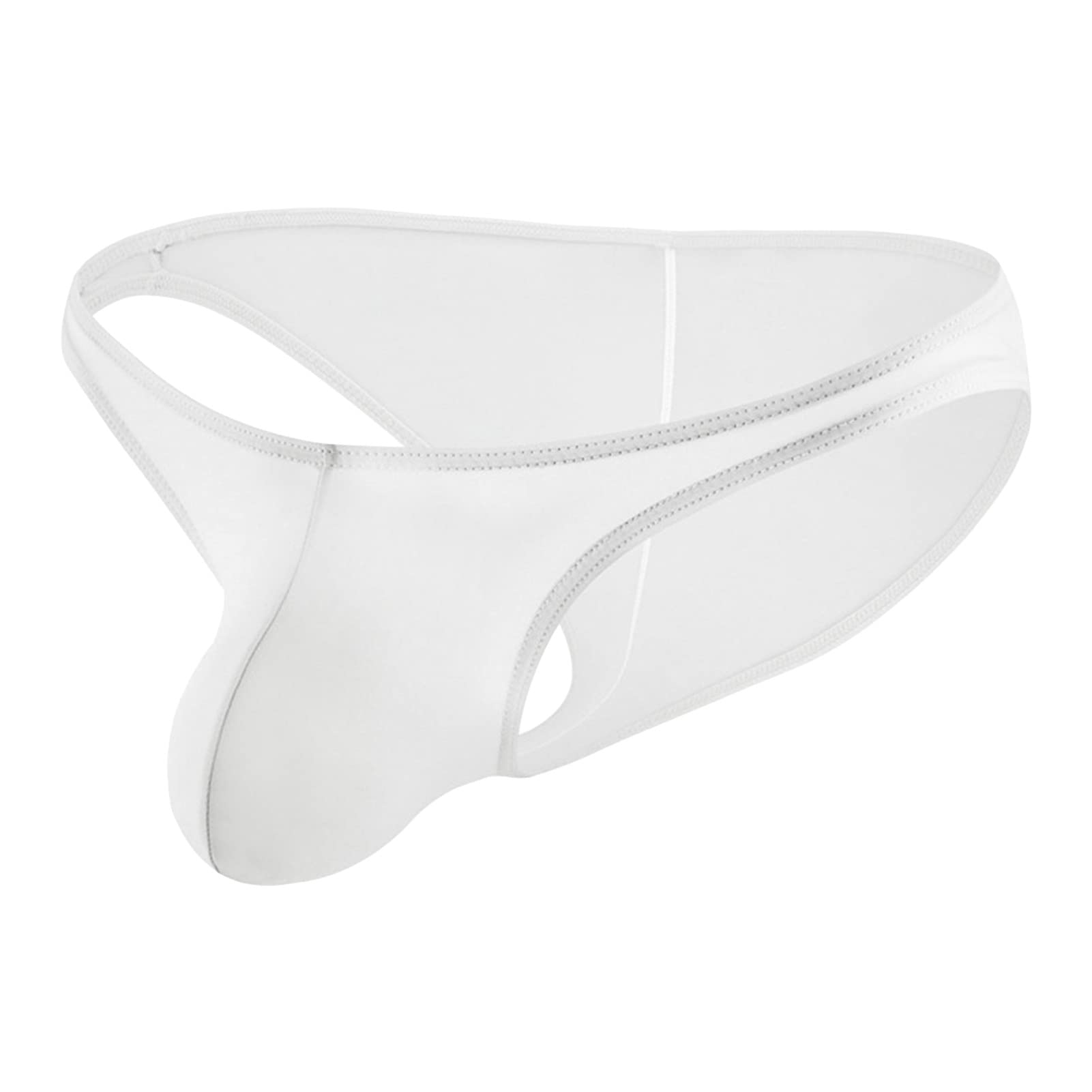 Men'S Bulge Thong Underwear Sexy Low Rise Elephant Nose Underpants Soft Comfy G-String Trunks Jockstraps