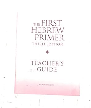 Paperback Teacher's Guide for the First Hebrew Primer Book