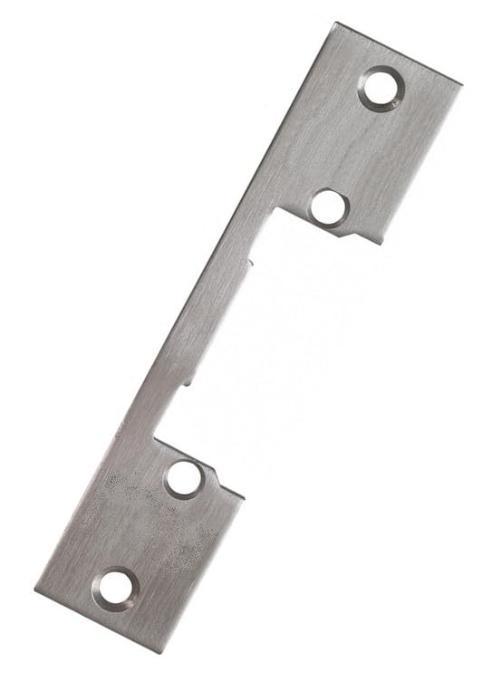 SERRURE G40 T00 Gâche électrique à émission avec têtière courte Inox et levier 12V DC