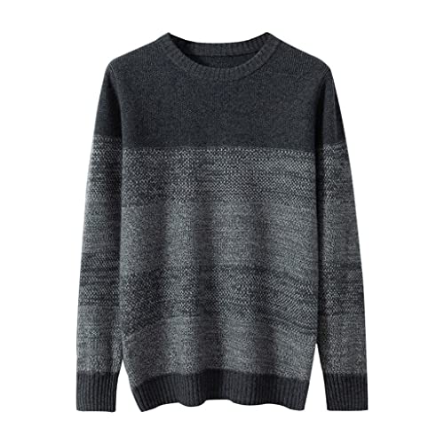 Pull décontracté lâche en maille pour homme actif