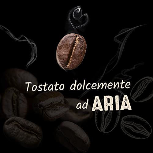 LUCAFFÈ LUCAFFETTERIA Granos de café, lata de acero de 2 kg que ahorra aroma, granos de café Arabica Gourmet, sabor… - Imagen 3