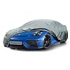 Kayme Heavy Duty Car Cover Waterproof Breathable, Outdoor 5 Layers Full Cover Sun Rain Dust All Weather Protection, Universal Fit Porsche 718, Jaguar F-type, Audi TT, Nissan 370Z etc. (Up to 450 cm)