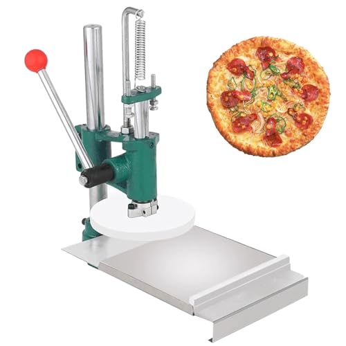 Oiyekntd Prensa Manual de Acero Inoxidable para Masa de Pizza, máquina Manual para Masa de Pizza, laminador de Masa, laminador para Pasta, para Crear rebanadas Finas, Masa de Pizza,13cm
