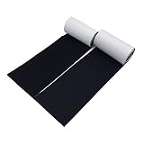 UZIPAL 面ファスナー 両面テープ 幅11cm×長さ1m オスメスセット 超強力 粘着 防水 耐熱 業務用 家庭用 DIY用(ブラック)