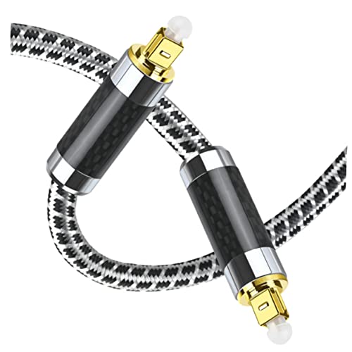 Cable de audio óptico de fibra digital para cine en casa y dispositivos de audio