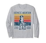 cane berner dad - vintage bernese mountain dad maglia a manica