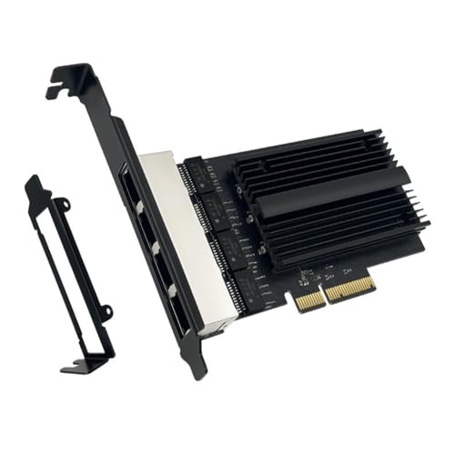 Tarjeta de red PCI-e con cuatro puertos RJ45 de 2500Mbps I226-V Gigabit Ethernet para escritorio