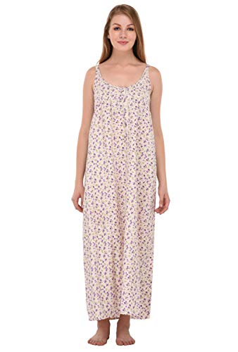 Chemise de nuit sans manche Cotton Lane pour des soirées d'été fraîches