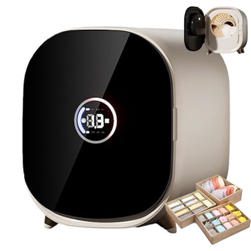 Piccola Asciugatrice (Capacità Di Carico 0,8 Kg), Asciugatrice A Condensazione Portatile, Mini Asciugatrice Ventilata, Rotazione Avanti E Indietro Del Cestello Interno, Touch Screen Led Intelligente