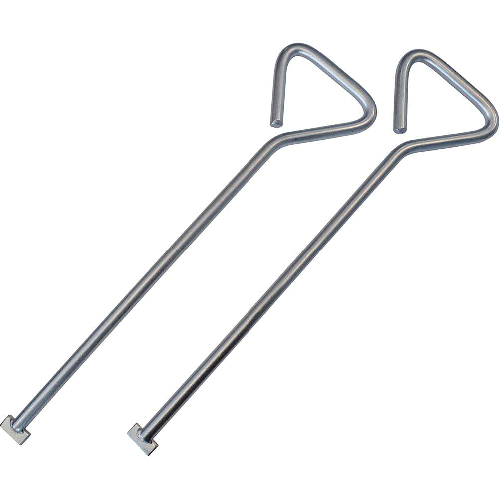 Chiavi per tombini Faithfull (coppia), estremità a T, zincate per impieghi gravosi - 520 mm