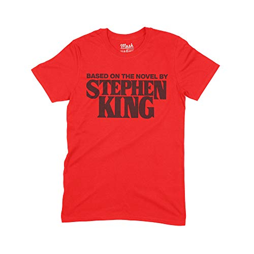 MUSH - Camiseta roja u0096 Stephen King u0096 Títulos de Coda u0096 Movies, XXL-Hombre