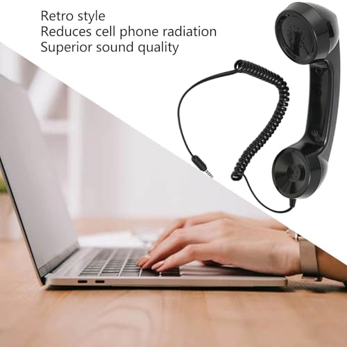 Combiné de téléphone rétro contre les radiations des mobiles - 2