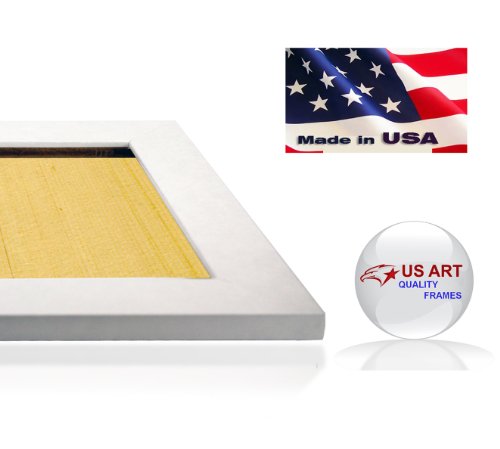 Us Art 15X22 Custom Satin White Finish Picture Poster Photo Frame Wood Composite 1.5 Inch Mdf Moulding #TOP4