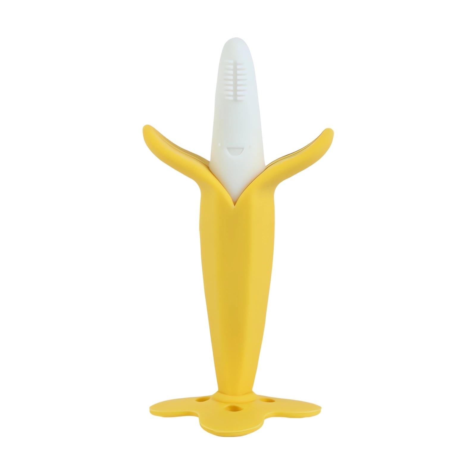 Banana Teether, Self-Soothing Pain Relief Soft Silicone Train Teething Toy, Baby Teether for Babies,Toddlers, Infants, BPA Free, Soothes Babies Sore Gums