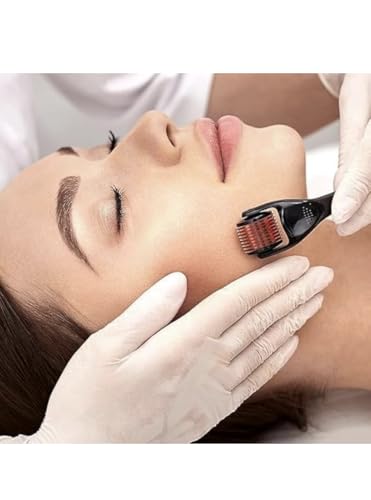 Image of H air roller For H air And Beard Regrowth 640 Micro 0.5mm Titanium Alloy Needles Reduces H air Fall & Stimulates H air Follicles, Safe and Effective Easy to use | Skin Care Men and Women (0.5)