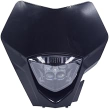 Headlight Headlamp Compatible With EC250 EC250F EC300 EC350F 2021 2022 2023 Supermoto Fairing DC 12VBlack