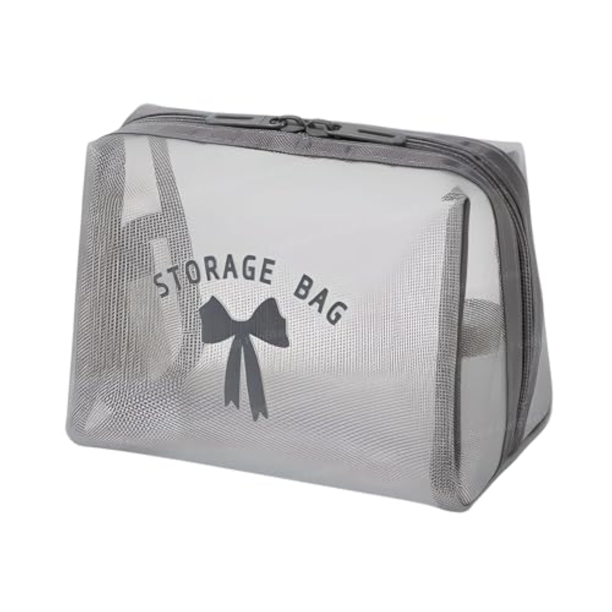 Cosmetic Pouch Case - Travel Mesh Makeup Bags for Women