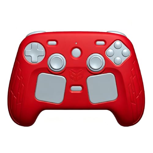 TRIPLE RIVER�EFor Steam Controller 2026 �P�[�X+�V���R�������O �ϏՌ� �J�o�[ �X�e�B�b�N�ی샊���O �X�e�B�b�N�J�o�[ �P�F/�N���A �\�t�g�P�[�X(���b�h)