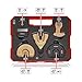 Original Einhell XL-PLUS-CASE 10 tlg. Multitool-Set (halbrund, HM Delta-Raspe, HM Segmentsägeblatt, harter Schaber, Dremel-Adapter)