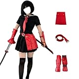 Akame Ga Kill Cosplay Kuromen Cosplay Akame Costume Suit Short School Uniform Wrist Ornament Accessories