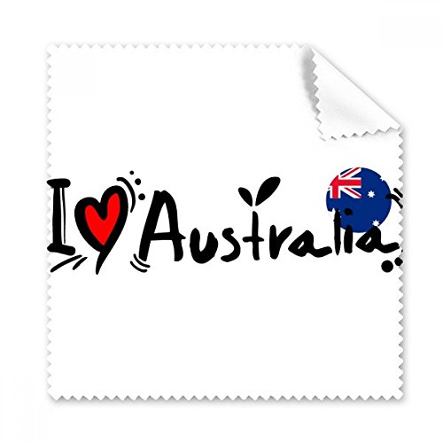 Chiffon de nettoyage lunettes motif drapeau de l'Australie lot de 5