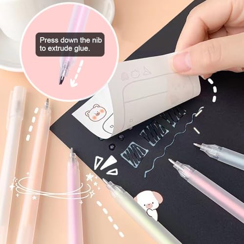 Arvakr Scrapbooking Tools, Scrapbook Supplies with Sticker Tweezers, Glue Pen for Crafting, Card Making, Sticker Cutter, Paper Craft - Image 5