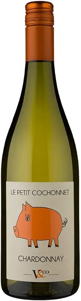 Vinho Branco Francês Le Petit Cochonnet I.G.P. Pays Doc Chardonnay 750 ml