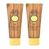 Sun Bum Original Spf 50 Sunscreen Lotion Vegan and Hawaii 104 Act Compliant (Octinoxate & Oxybenzone Free) Broad Spectrum Moisturizing UVA/UVB With Vitamin E 3 Ounce 2 Pack