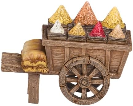 Fontanini by Roman 5" Scale Spice Cart Accessory – Hand-Painted Nativity Village Figurine
