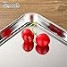 3PCS Stainless Steel Tray, 8''x10.5''x1'' Thickening Medical Dental Tray for Kitchen, Baking, Lab