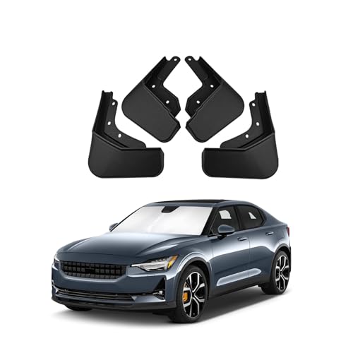 Image of Car Mud Flaps Mudguard for 2020-2024 Polestar 2 Front and Rear Mudflaps Splash Guards Heavy Duty Flares 4-PC Auto Accessories,Send 1 Car Wash Towel