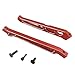 Aluminum Front & Rear Set for Arrma 1/8 Typhon 6S BLX, Outcast 6S BLX, Notorious 6S – Heavy Duty Upgrade, Replaces ARA320555 (Red)