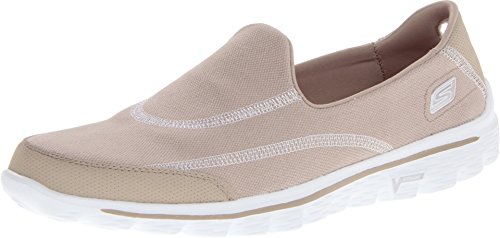 Skechers Performance Women's Go Walk 2 Fresco Walking Shoe Shoe,Stone,5.5 M US
