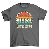 Photo Gallery vintage 1983 limited edition 40th birthday - t-shirt divertente per il vintage in te! unisex stampato design, grigio, m Photo Gallery vintage 1983 limited edition 40th birthday - t-shirt divertente per il vintage in te! unisex stampato design, grigio, m