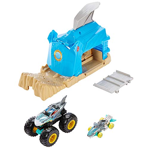 Hot Wheels Monster Trucks Pista de coches Trucks Shark (Mattel GKY03)