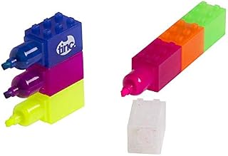 Tinc Novelty Macaroon Stacking School Highlighter - Set of 5, Multicolor (MACSTKHL)
