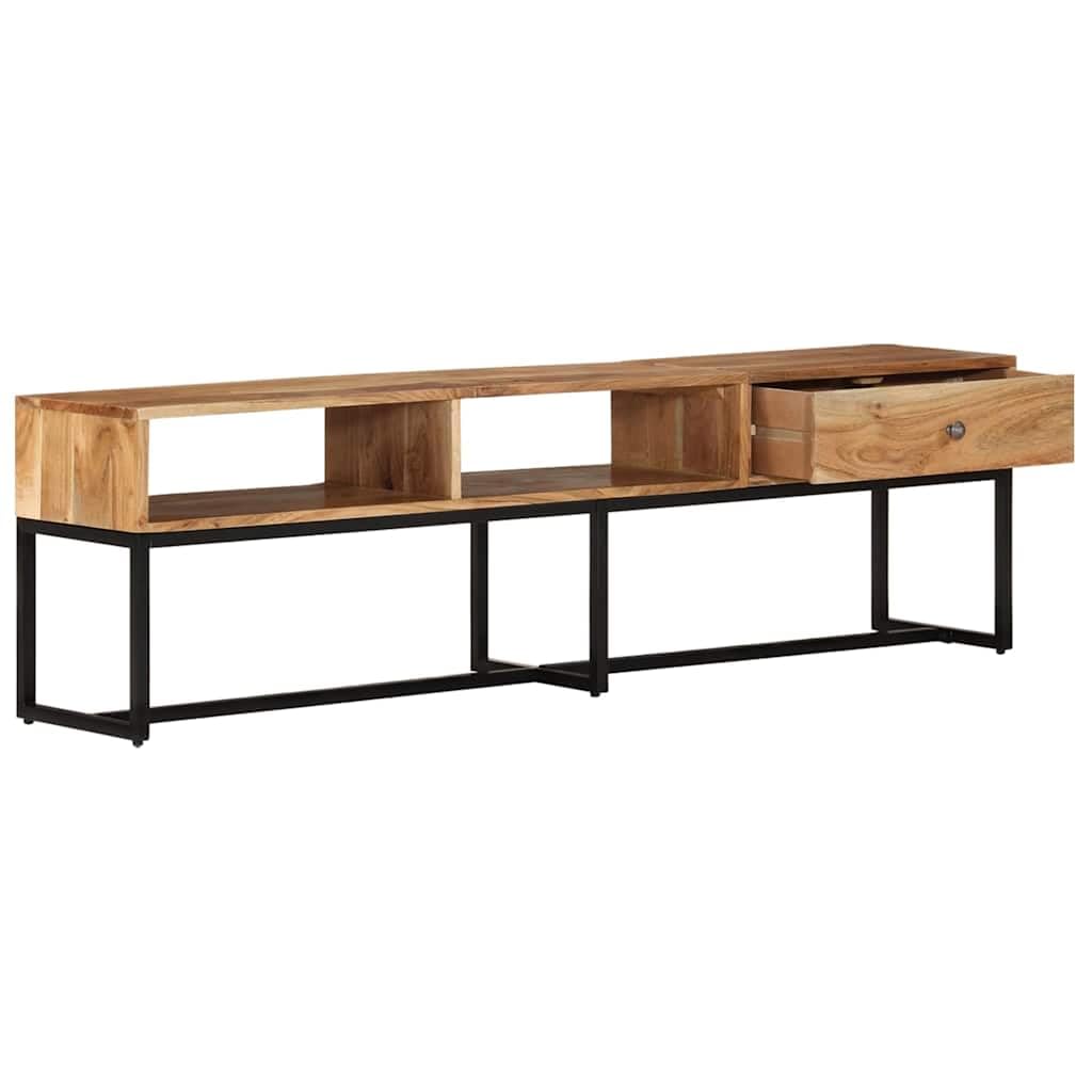 Szafka pod telewizor z litego drewna akacjowego, 160 x 30 x 45 cm