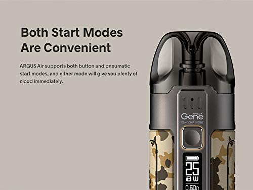 Kit original VOOPOO Argus Argus Air Pod Kit 25W Vapeur intégrée 900mAh avec bobines PnP Pod System E Cigarette Type C 3.8ml Cartouche Vaporisateur pour capsules de 3.8ml - Image 7