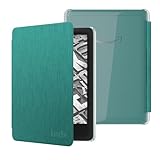All-New, Clear back case for Kindle Paperwhite (2024 Release) and Kindle Colorsoft - Fabric