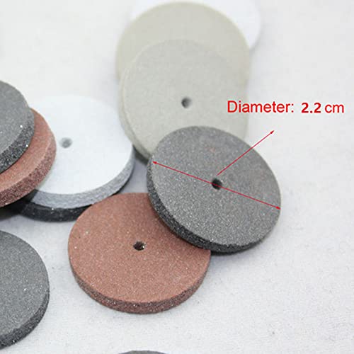 Image of 100pcs Dental Silicone Polishing Wheels Lab Jewelry Polishing Disc, Brown