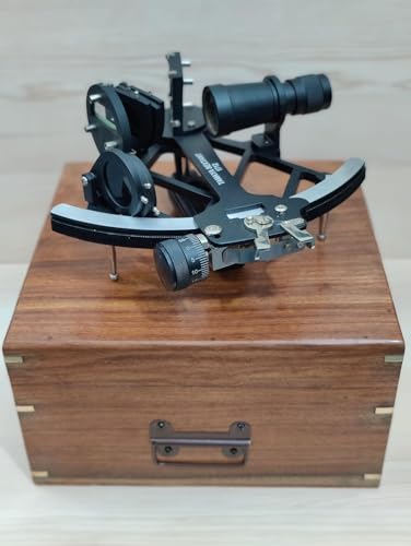Black Brass Nautical Sextant-Vintage Navigation Antique Let You Take Altitude Readings Very Accurately