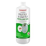 MADE IN THE UK- Fruit Fly & Drain Fly Gel – 1L All-Natural Drain Treatment, Eliminates Gnats, Sewer Flies & Breeding Grounds, Safe for All Drains, Fast-Acting Fruit Fly Repellent