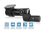 BlackVue DR900X-2CH (256 GB) wersja UK - przednia i tylna kamera samochodowa 4K Ultra HD z czujnikiem CMOS 8 MP, Wi-Fi, GPS, Bluetooth, inteligentny tryb parkowania, 4G LTE dla stale włączonej łączności w chmurze