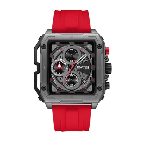 Image of Kenneth Cole Reaction Black Dial Men's Watch - KRWGO0070305