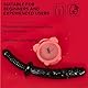 Realistischer Dildo Schwarz 30 cm 310 g aus PVC 18,5 cm big Dildo-Ende & 11 cm Griffstück Vaginal & Anal für Frauen & Paare Dickes Sexspielzeug für doppelte Stimulation sex toy FOPS D15-6