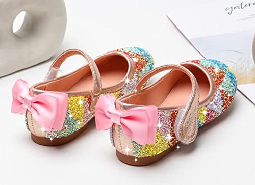 Girl's Dress Shoes Mary Jane Ballet Flats Ballerina Flat for Wedding Party School3