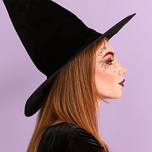 Resting Witch Face Variety Set Of 25 Assorted Halloween-Inspired Premium Waterproof Metallic Gold & Silver Jewelry Temporary Foil Face Flash Tattoos, Face Sparkle, Face Glitter, Metallic Tattoo, Eye Jewel, Face Freckles #TOP3