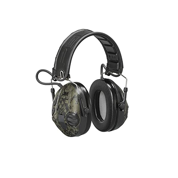 3M Peltor SportTac Gehörschutz Camo-Grün, Ohrschützer mit aktiver Schalldämmung speziell für Jäger und Sportschützen… – Bild 6